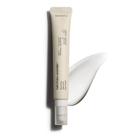 haruharu wonder Black Rice Bakuchiol Eye Cream – Gentle Retinol Alternative for Fine Lines & Dark Circles with Fermented Black Rice